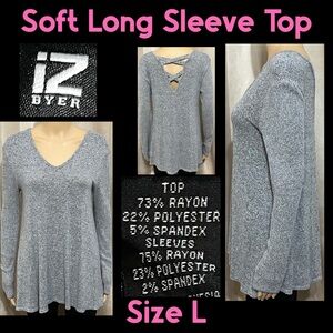 Size L- Soft Long Sleeve Top